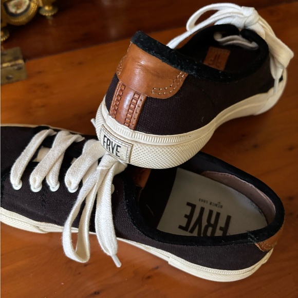 Frye Shoes - Frye Black and White Women's Sneakers